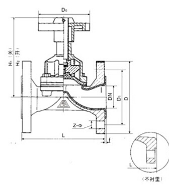 EG41J英標隔膜閥