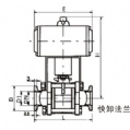 氣動高真空球閥